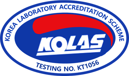 KOLAS TESTING No. KT1056 마크